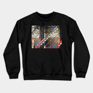 Scaffolding Abstract Crewneck Sweatshirt